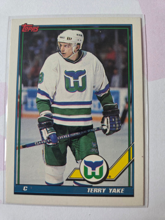 Terry Yake NHL Topps #169 [Hartford Whalers]