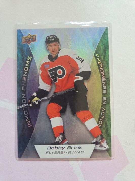 Bobby Brink Upper Deck Inmotion Phenoms [Philadelphia Flyers]