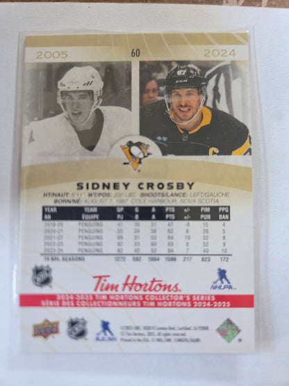 Sidney Crosby Tim Hortons Upper Deck #60 [Pittsburgh Penguins]