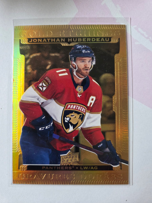Jonathan Huberdeau Upper Deck Gold Etchings [Florida Panthers]