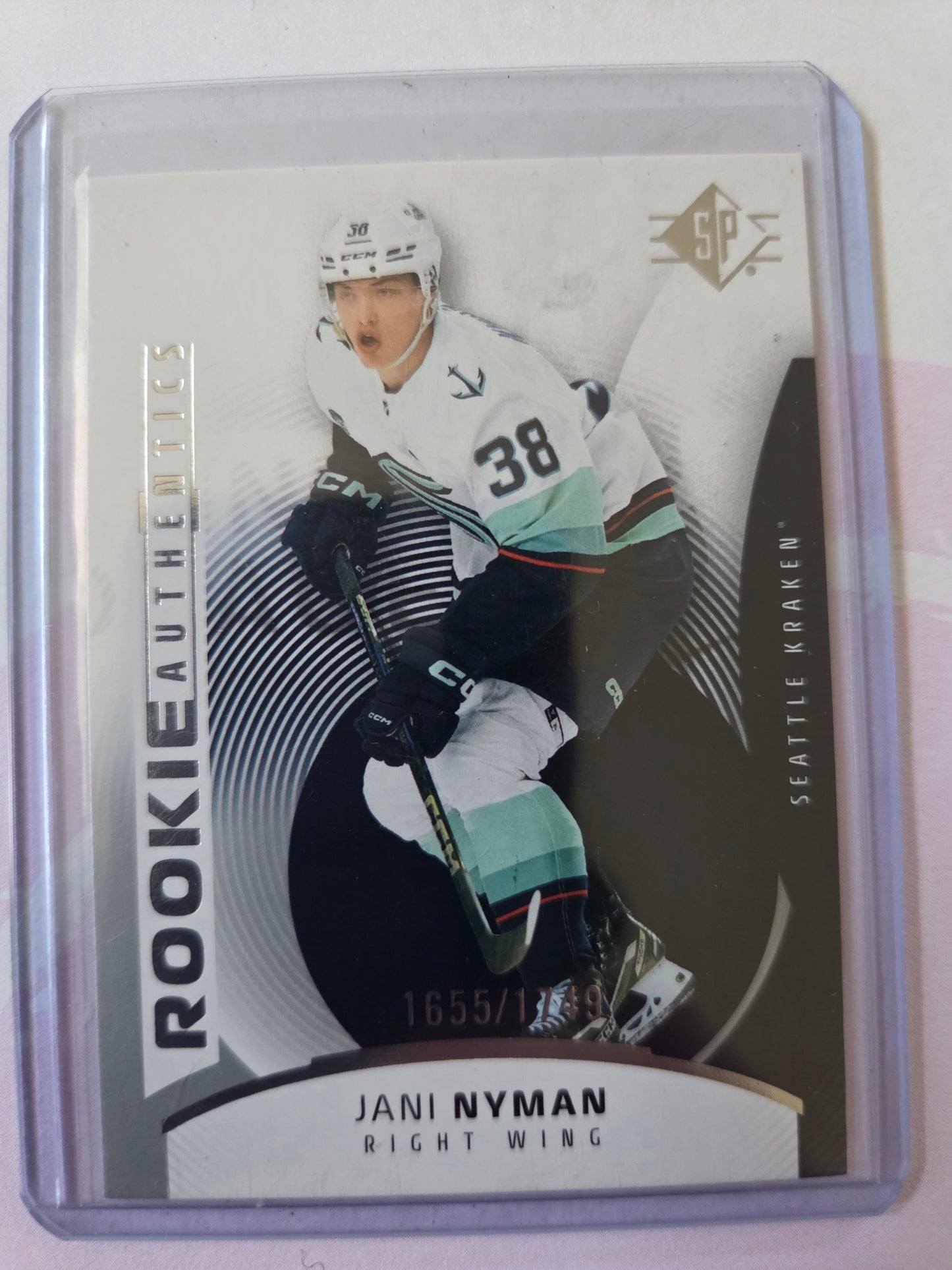 Jani Nyman SP Hockey #112 Rookie Authentics 1655/1749 [Seattle Kraken]