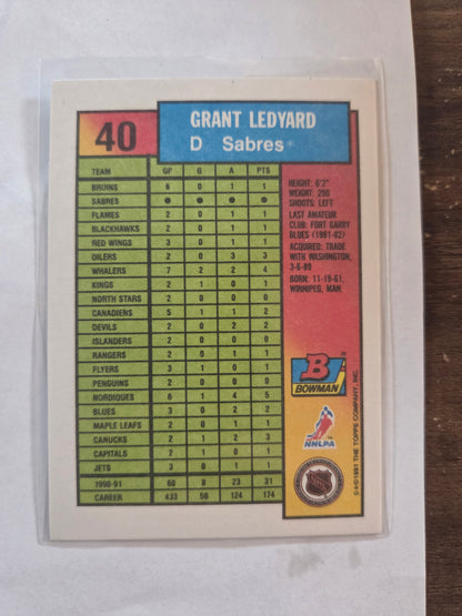 Grant Ledyard Bowman #40 [Buffalo Sabres]