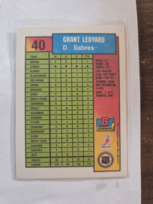 Grant Ledyard Bowman #40 [Buffalo Sabres]