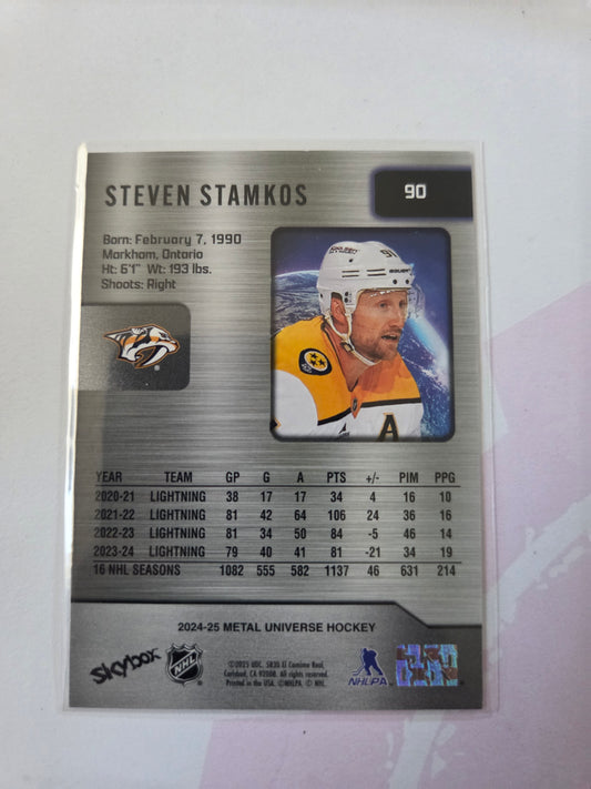 Steven Stamkos Metal Universe Hockey #90 [Nashville Predators]