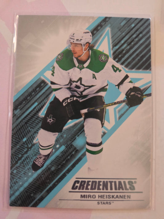 Miro Heiskanen Upper Deck Credentials Hockey #4 [Dallas Stars]