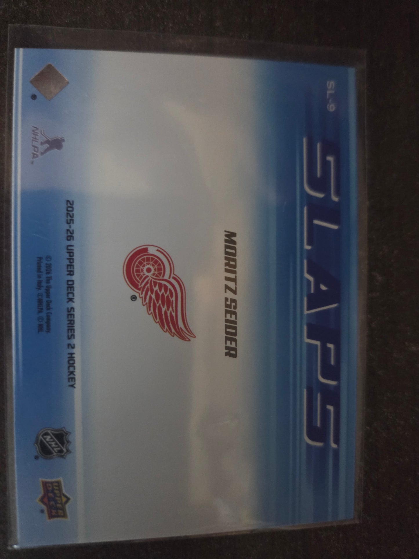 Moritz Seider Upper Deck Series 2 Hockey Slaps [Detroit Red Wings]