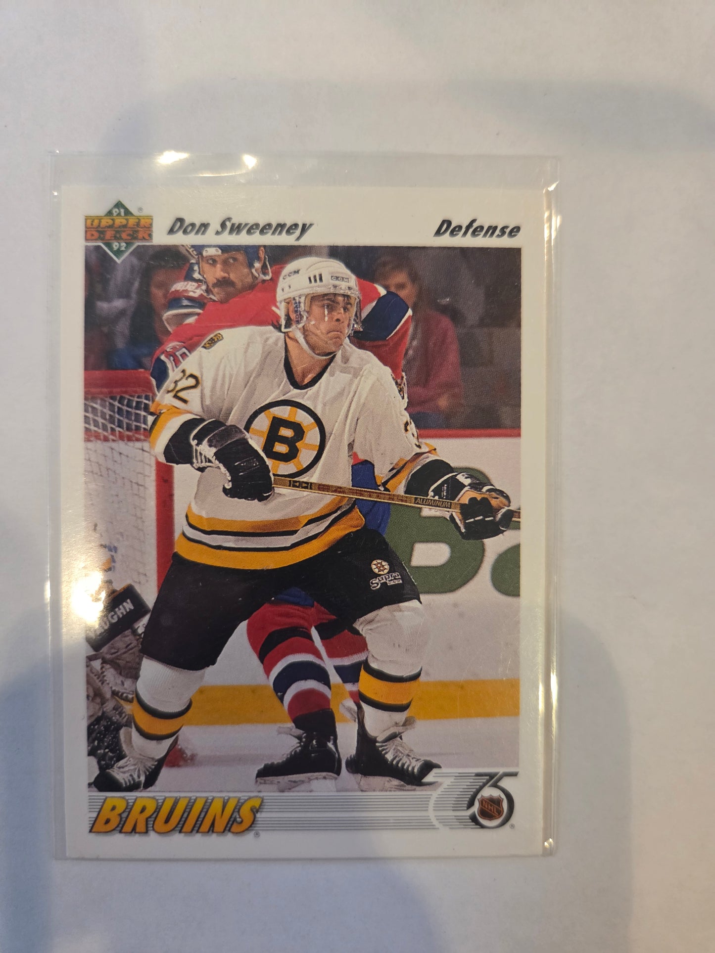 Don Sweeney 91/92 Upper Deck #338 [Boston Bruins]