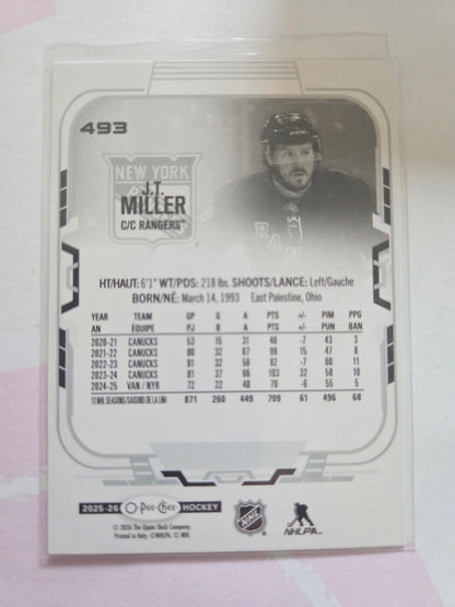 J.T. Miller O-Pee-Chee Hockey #493 [New York Rangers]