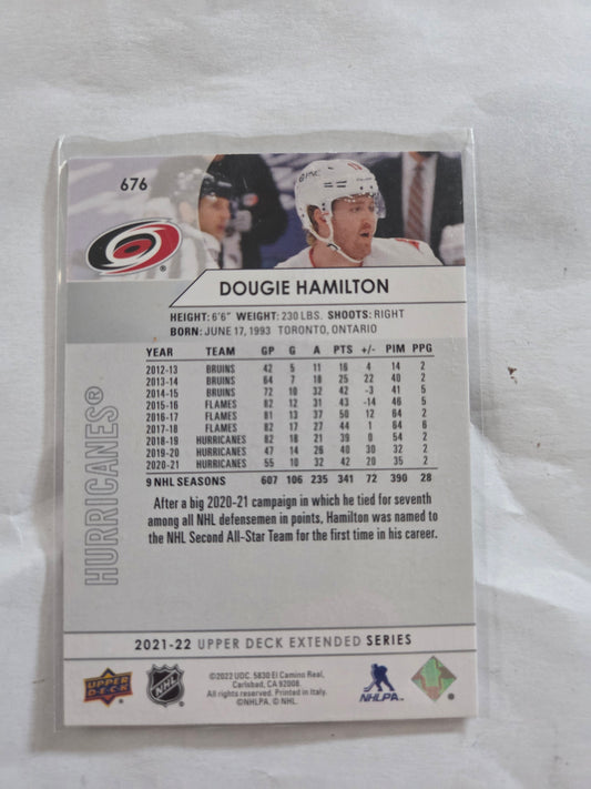 Dougie Hamilton Upper Deck Extended Series #676 [Carolina Hurricanes]