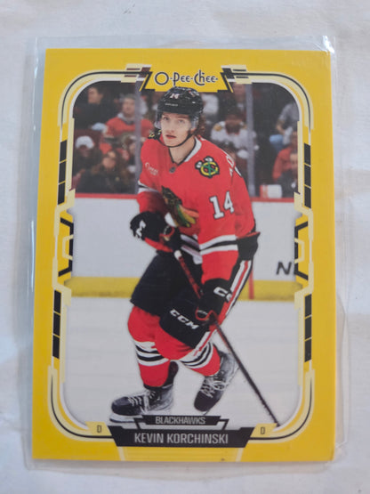 Kevin Korchinski Yellow O-Pee-Chee Hockey #316 [Chicago Blackhawks]