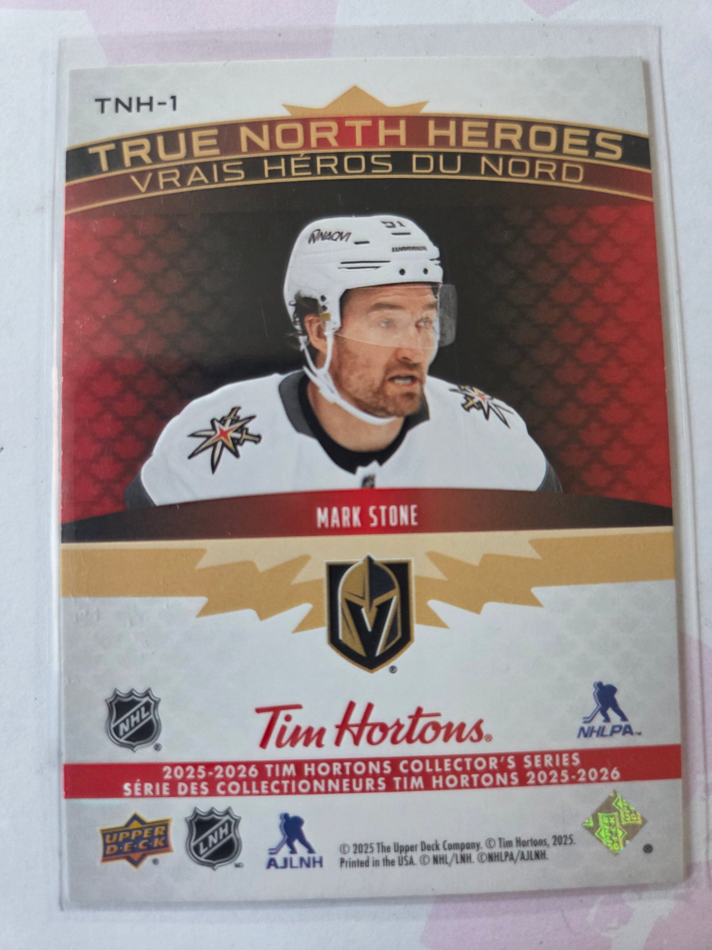 Mark Stone True North Heroes [Las Vegas Golden Knights]