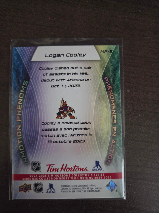 Logan Cooley Upper Deck Inmotion Phenoms [Arizona Phoenix Coyotes]