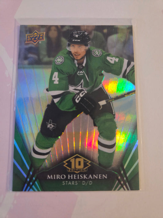 Miro Heiskanen Upper Deck 10th Edition #119 [Dallas Stars]