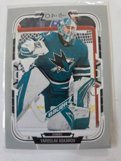Yaroslav Askarov O-Pee-Chee Hockey #329 [San Jose Sharks]
