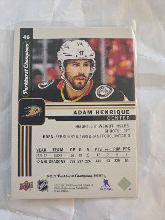 Adam Henrique Veteran Parkhurst Champions #46 [Anaheim Ducks]