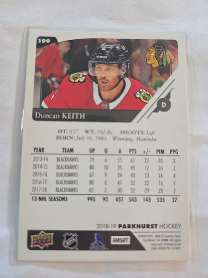 Duncan Keith Upper Deck Parkhurst Hockey #199 [Chicago Blackhawks]