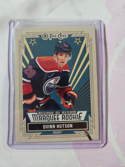Quinn Hutson O-Pee-Chee Hockey Marquee Rookie #544 [Edmonton Oilers]