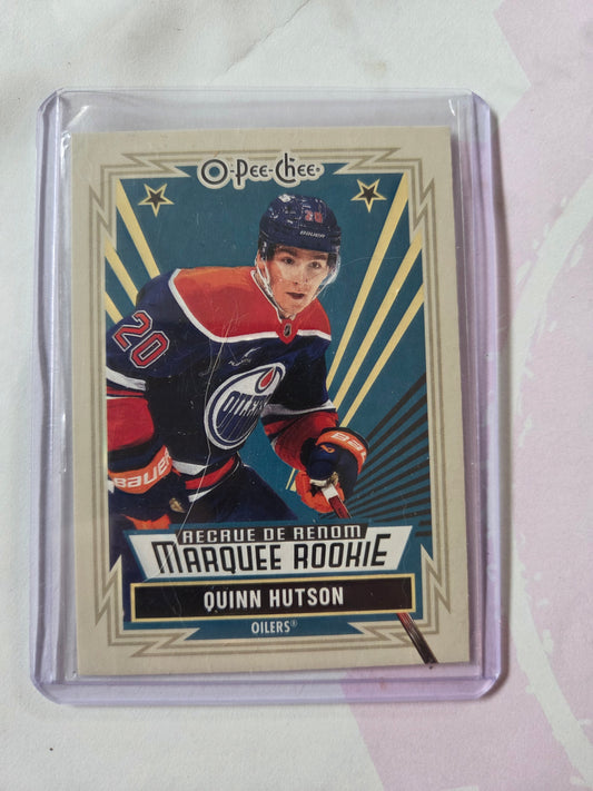 Quinn Hutson O-Pee-Chee Hockey Marquee Rookie #544 [Edmonton Oilers]