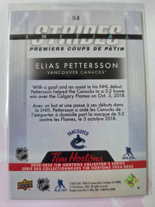 Elias Pettersson Upper Deck Initail Strides [Vancouver Canucks]