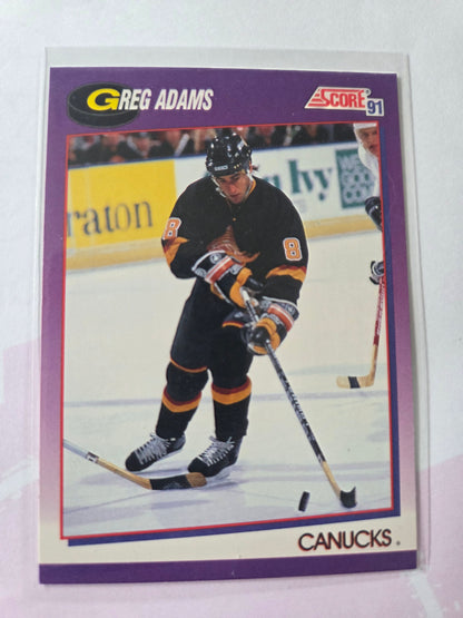 Greg Adams 91 Score #44 [Vancouver Canucks]