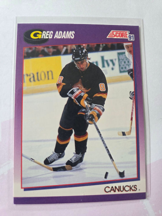 Greg Adams 91 Score #44 [Vancouver Canucks]