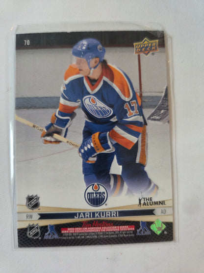 Wayne Gretzky/Jari Kurri Tim Hortons Upper Deck #70 [Edmonton Oilers]