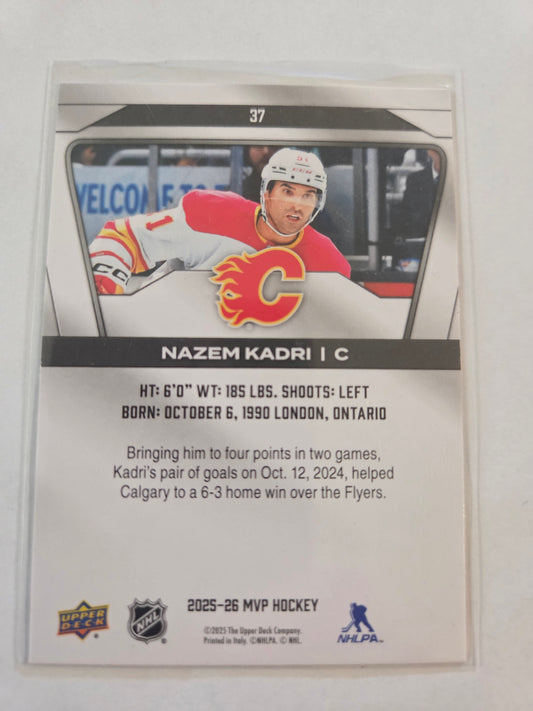 Nazem Kadri Upper Deck MVP #37 [Calgary Flames]