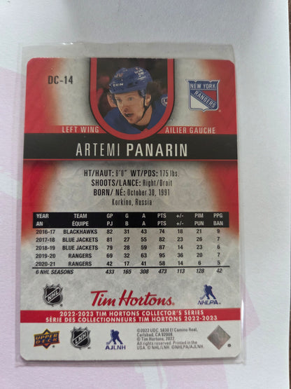Artemi Panarin Tim Hortons Upper Deck [New York Rangers]