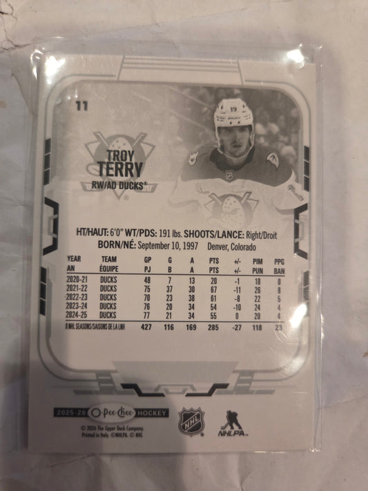 Troy Terry O-Pee-Chee #11 [Anaheim Ducks]