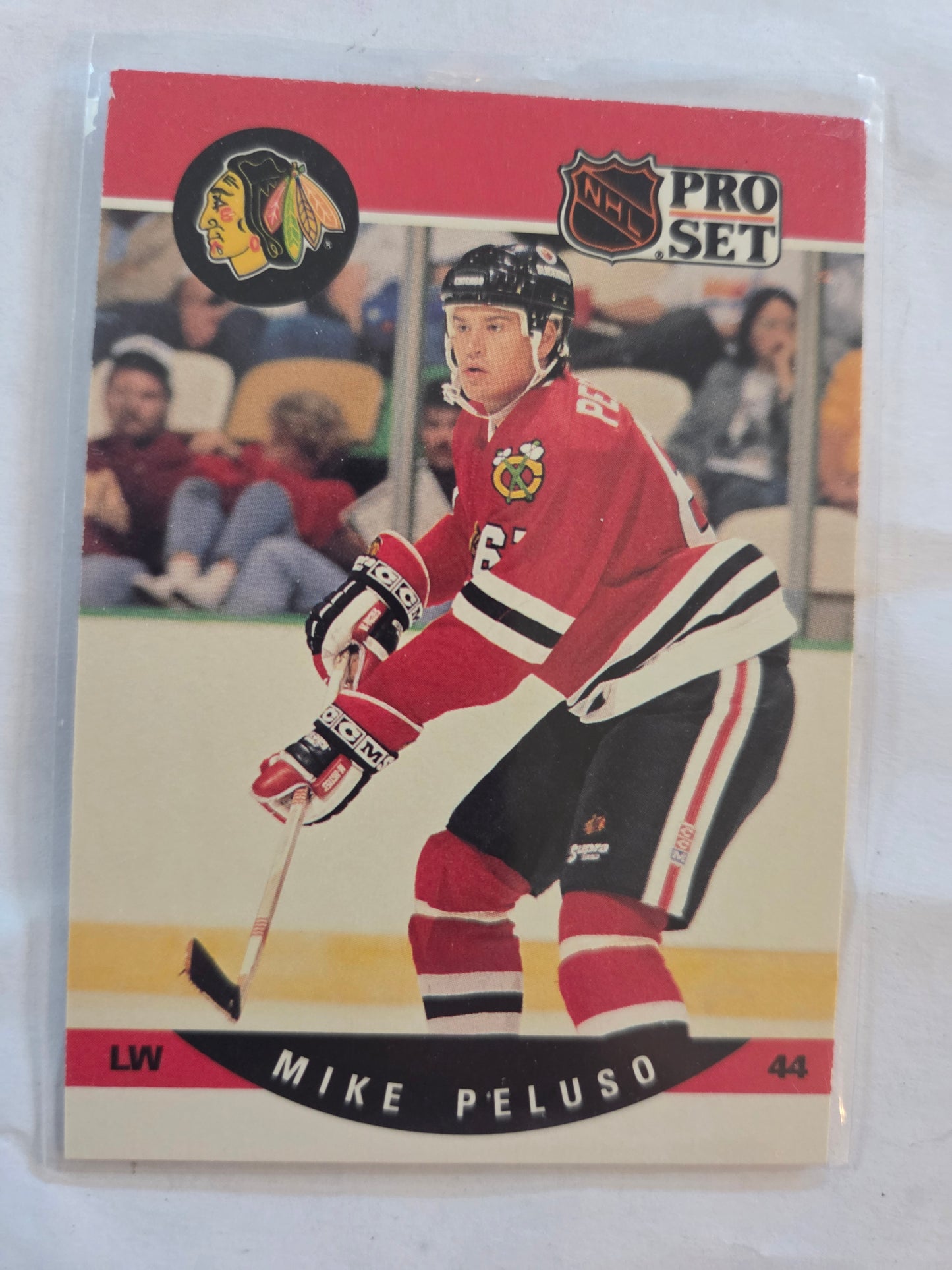 Mike Peluso NHL Pro Set #601 [Chicago Blackhawks]