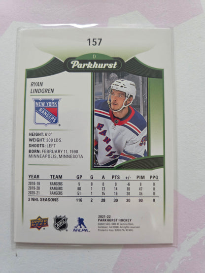 Ryan Lindgren Parkhurst Hockey #157 [New York Rangers]