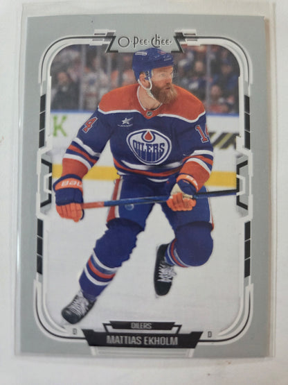 Mattias Ekholm O-Pee-Chee Hockey #202 [Edmonton Oilers]
