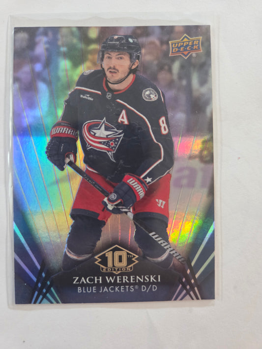 Zach Werenski Upper Deck 10th Edition #94 [Columbus Blue Jackets]