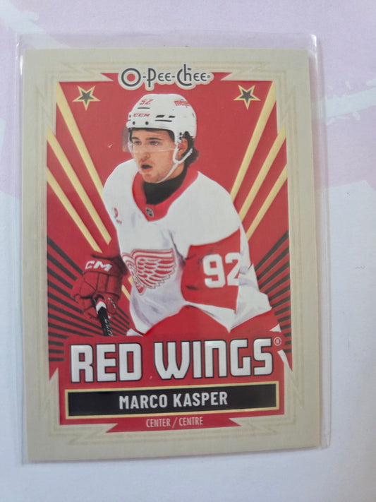 Marco Kasper O-Pee-Chee Hockey #12 [Detroit Red Wings]