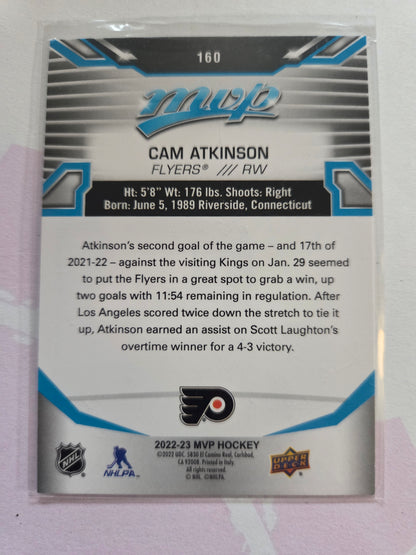 Cam Atkinson Upper Deck Blue MVP Hockey #160 [Philadelphia Flyers]