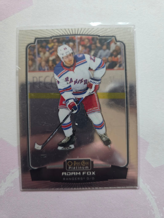 Adam Fox O-Pee-Chee Platinum Hockey #111 [New York Rangers]