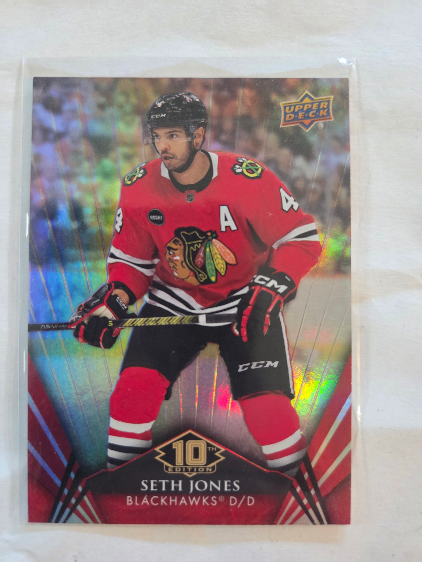 Seth Jones Upper Deck 10th Edition #73 [Chicago Blackhawks]