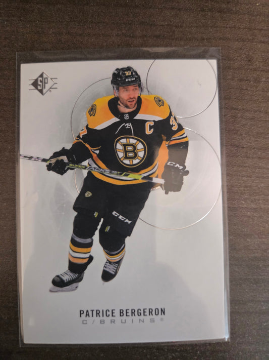Patrice Bergeron Upper Deck SP Hockey #31 [Boston Bruins]