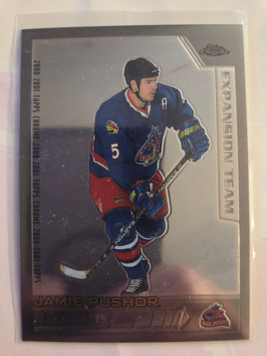 Jamie Pushor Topps Chrome Expansion Team #229 [Columbus Blue Jackets]