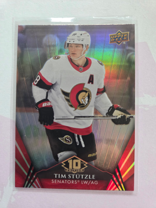 Tim Stützle Upper Deck 10th Edition #33 [Ottawa Senators]