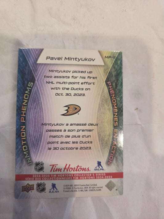 Pavel Mintyukov Upper Deck Inmotion Phenoms [Anaheim Ducks]