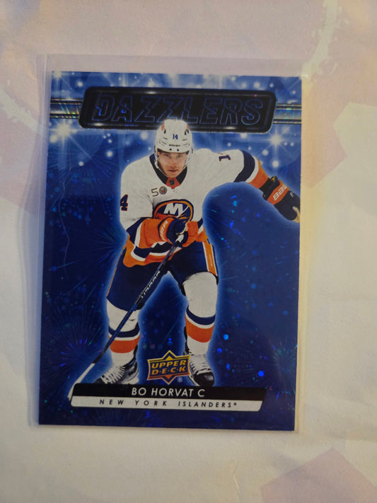 Bo Horvat Upper Deck Series 2 Blue Dazzlers [New York Islanders]