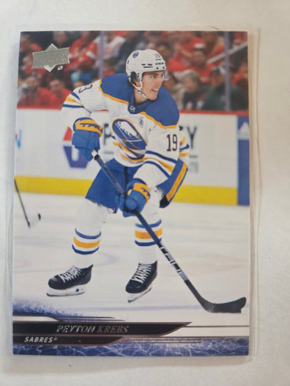 Peyton Krebs Upper Deck Series 2 #262 [Buffalo Sabres]
