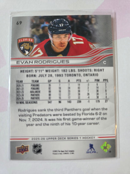 Even Rodrigues Upper Deck Series 1 #69 [Florida Panthers]