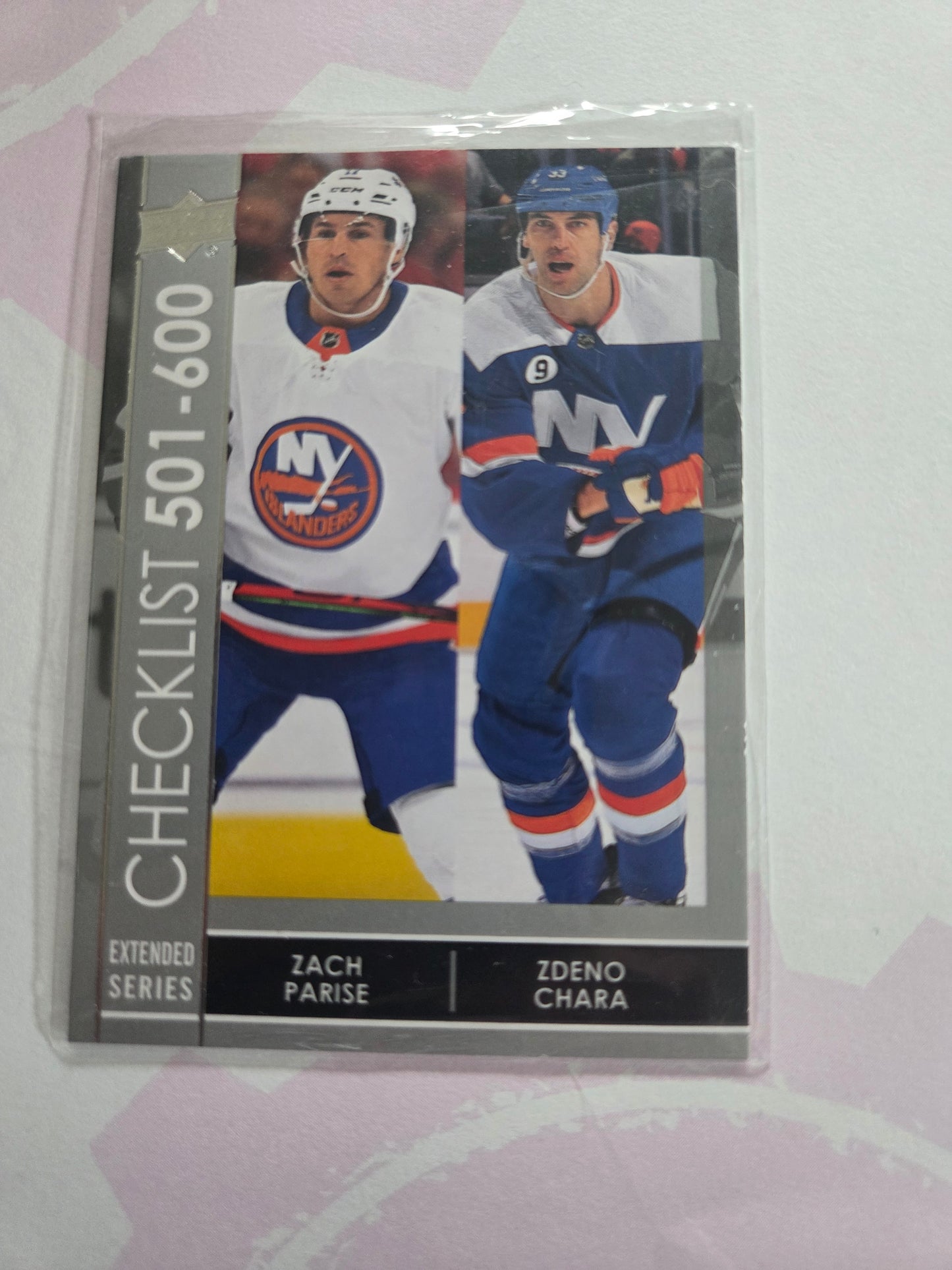 Zach Parise/Zdeno Chara Upper Deck Extended Series Checklist 501-600 #699 [New York Islanders]