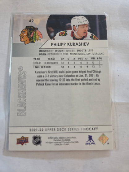 Philipp Kurashev Upper Deck Series 1 #42 [Chicago Blackhawks]