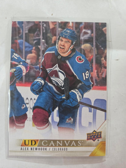 Alex Newhook Upper Deck UD Canvas [Colorado Avalanche]