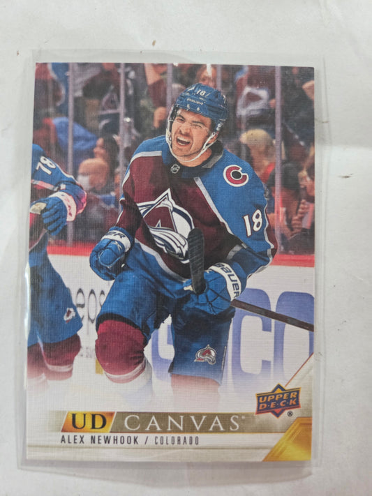 Alex Newhook Upper Deck UD Canvas [Colorado Avalanche]