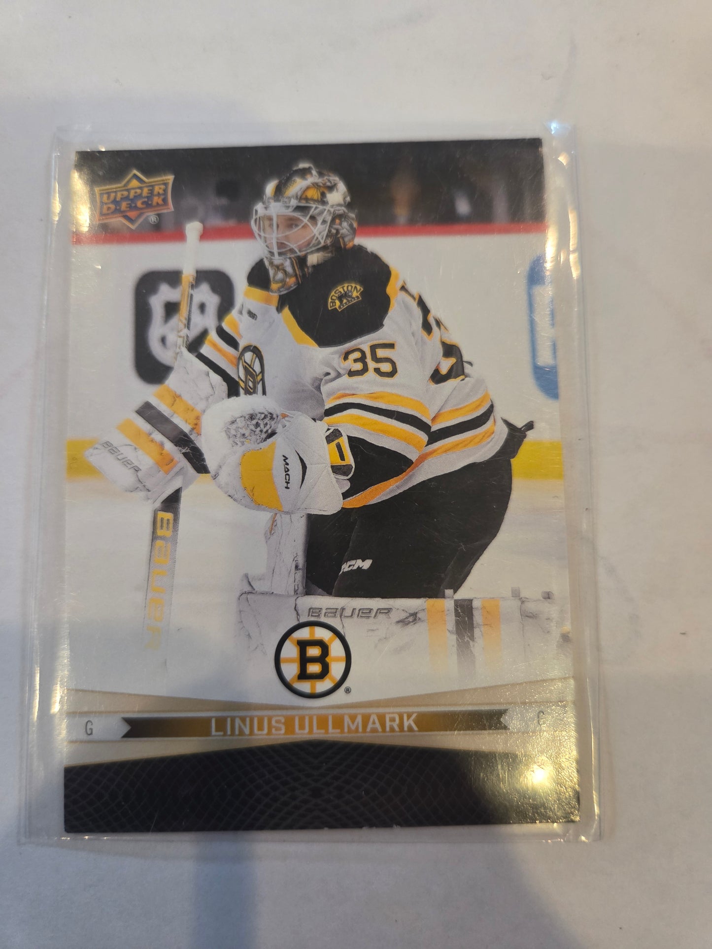 Linus Ullmark/Hampus Lindholm Tim Hortons Upper Deck #24 [Boston Bruins]