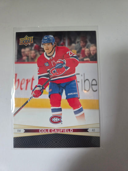 Cole Caufield/Kirby Dach Upper Deck Tim Hortons #3 [Montreal Canadians]